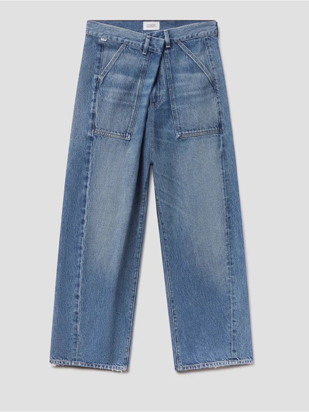 Citizens of humanity ines utility trouser jeans size 27 in illa medium wash